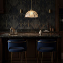 Varaluz - 1070P01LSG - One Light Pendant - Chroman Empire - Satin Gold