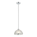 One Light Pendant<br /><span style="color:#4AB0CE;">Entrega: 2-3 semanas en USA</span><br /><span style="color:#4AB0CE;font-size:60%;">PREGUNTE POR ENTREGA EN PANAMA</span><br />Collection: Chroman Empire<br />Finish: Chrome
