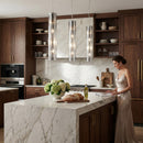 Varaluz - 1070P04CH - Four Light Pendant - Chroman Empire - Chrome