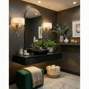 Two Light Wall Sconce<br /><span style="color:#4AB0CE;">Entrega: 4-5 semanas en USA</span><br /><span style="color:#4AB0CE;font-size:60%;">PREGUNTE POR ENTREGA EN PANAMA</span><br />Collection: Barcelona<br />Finish: Black