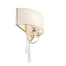 Two Light Wall Sconce<br /><span style="color:#4AB0CE;">Entrega: 4-5 semanas en USA</span><br /><span style="color:#4AB0CE;font-size:60%;">PREGUNTE POR ENTREGA EN PANAMA</span><br />Collection: Barcelona<br />Finish: Transcend Silver