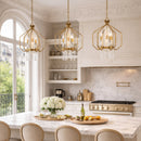 Four Light Pendant<br /><span style="color:#4AB0CE;">Entrega: 3-4 semanas en USA</span><br /><span style="color:#4AB0CE;font-size:60%;">PREGUNTE POR ENTREGA EN PANAMA</span><br />Collection: Barcelona<br />Finish: Brass Kisser
