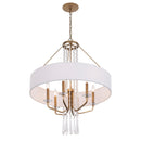 Six Light Pendant<br /><span style="color:#4AB0CE;">Entrega: 4-5 semanas en USA</span><br /><span style="color:#4AB0CE;font-size:60%;">PREGUNTE POR ENTREGA EN PANAMA</span><br />Collection: Barcelona<br />Finish: Brass Kisser