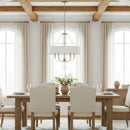 Six Light Pendant<br /><span style="color:#4AB0CE;">Entrega: 4-5 semanas en USA</span><br /><span style="color:#4AB0CE;font-size:60%;">PREGUNTE POR ENTREGA EN PANAMA</span><br />Collection: Barcelona<br />Finish: Transcend Silver
