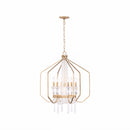 Seven Light Pendant<br /><span style="color:#4AB0CE;">Entrega: 3-4 semanas en USA</span><br /><span style="color:#4AB0CE;font-size:60%;">PREGUNTE POR ENTREGA EN PANAMA</span><br />Collection: Barcelona<br />Finish: Brass Kisser