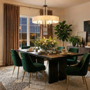 Nine Light Pendant<br /><span style="color:#4AB0CE;">Entrega: 4-5 semanas en USA</span><br /><span style="color:#4AB0CE;font-size:60%;">PREGUNTE POR ENTREGA EN PANAMA</span><br />Collection: Barcelona<br />Finish: Onyx