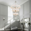 Varaluz - 270P15TR - 15 Light Pendant - Barcelona - Transcend Silver
