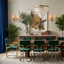 Varaluz - 270W02BK - Two Light Wall Sconce - Barcelona - Brass Kisser