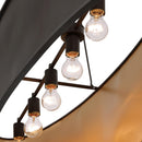Five Light Linear Pendant<br /><span style="color:#4AB0CE;">Entrega: 4-10 dias en USA</span><br /><span style="color:#4AB0CE;font-size:60%;">PREGUNTE POR ENTREGA EN PANAMA</span><br />Collection: Cannery<br />Finish: Dark Bronze / French Gold