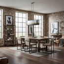 Five Light Linear Pendant<br /><span style="color:#4AB0CE;">Entrega: 4-10 dias en USA</span><br /><span style="color:#4AB0CE;font-size:60%;">PREGUNTE POR ENTREGA EN PANAMA</span><br />Collection: Cannery<br />Finish: Ombre Galvanized