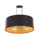 Six Light Pendant<br /><span style="color:#4AB0CE;">Entrega: 7-8 semanas en USA</span><br /><span style="color:#4AB0CE;font-size:60%;">PREGUNTE POR ENTREGA EN PANAMA</span><br />Collection: Cannery<br />Finish: Dark Bronze / French Gold