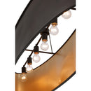 Seven Light Linear Pendant<br /><span style="color:#4AB0CE;">Entrega: 3-4 semanas en USA</span><br /><span style="color:#4AB0CE;font-size:60%;">PREGUNTE POR ENTREGA EN PANAMA</span><br />Collection: Cannery<br />Finish: Dark Bronze / French Gold