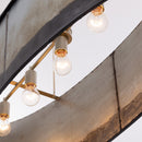 Seven Light Linear Pendant<br /><span style="color:#4AB0CE;">Entrega: 3-4 semanas en USA</span><br /><span style="color:#4AB0CE;font-size:60%;">PREGUNTE POR ENTREGA EN PANAMA</span><br />Collection: Cannery<br />Finish: Ombre Galvanized