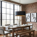 Five Light Pendant<br /><span style="color:#4AB0CE;">Entrega: 4-10 dias en USA</span><br /><span style="color:#4AB0CE;font-size:60%;">PREGUNTE POR ENTREGA EN PANAMA</span><br />Collection: Cannery<br />Finish: Dark Bronze / French Gold
