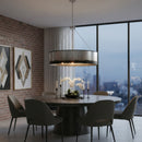 Six Light Pendant<br /><span style="color:#4AB0CE;">Entrega: 4-10 dias en USA</span><br /><span style="color:#4AB0CE;font-size:60%;">PREGUNTE POR ENTREGA EN PANAMA</span><br />Collection: Cannery<br />Finish: Ombre Galvanized