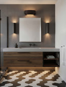 Two Light Wall Sconce<br /><span style="color:#4AB0CE;">Entrega: 7-8 semanas en USA</span><br /><span style="color:#4AB0CE;font-size:60%;">PREGUNTE POR ENTREGA EN PANAMA</span><br />Collection: Cannery<br />Finish: Dark Bronze / French Gold