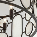 Six Light Pendant<br /><span style="color:#4AB0CE;">Entrega: 4-10 dias en USA</span><br /><span style="color:#4AB0CE;font-size:60%;">PREGUNTE POR ENTREGA EN PANAMA</span><br />Collection: Oval Office<br />Finish: Ironclad