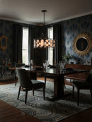 Six Light Pendant<br /><span style="color:#4AB0CE;">Entrega: 4-10 dias en USA</span><br /><span style="color:#4AB0CE;font-size:60%;">PREGUNTE POR ENTREGA EN PANAMA</span><br />Collection: Oval Office<br />Finish: Ironclad