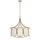 Five Light Pendant<br /><span style="color:#4AB0CE;">Entrega: 4-10 dias en USA</span><br /><span style="color:#4AB0CE;font-size:60%;">PREGUNTE POR ENTREGA EN PANAMA</span><br />Collection: Panelist<br />Finish: Brass Kisser