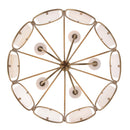 Five Light Pendant<br /><span style="color:#4AB0CE;">Entrega: 4-10 dias en USA</span><br /><span style="color:#4AB0CE;font-size:60%;">PREGUNTE POR ENTREGA EN PANAMA</span><br />Collection: Panelist<br />Finish: Brass Kisser