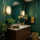 Varaluz - 556W01BK - One Light Wall Sconce - Panelist - Brass Kisser