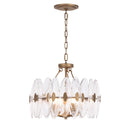 Four Light Semi-Flush Mount<br /><span style="color:#4AB0CE;">Entrega: 14-15 semanas en USA</span><br /><span style="color:#4AB0CE;font-size:60%;">PREGUNTE POR ENTREGA EN PANAMA</span><br />Collection: Aurora<br />Finish: Havana Gold