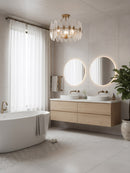 Four Light Semi-Flush Mount<br /><span style="color:#4AB0CE;">Entrega: 14-15 semanas en USA</span><br /><span style="color:#4AB0CE;font-size:60%;">PREGUNTE POR ENTREGA EN PANAMA</span><br />Collection: Aurora<br />Finish: Havana Gold