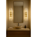 Four Light Wall Sconce<br /><span style="color:#4AB0CE;">Entrega: 14-15 semanas en USA</span><br /><span style="color:#4AB0CE;font-size:60%;">PREGUNTE POR ENTREGA EN PANAMA</span><br />Collection: Aurora<br />Finish: Havana Gold