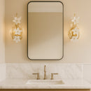 Varaluz - 558W02FG - Two Light Wall Sconce - Petal Court - French Gold