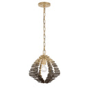 One Light Pendant<br /><span style="color:#4AB0CE;">Entrega: 5-6 semanas en USA</span><br /><span style="color:#4AB0CE;font-size:60%;">PREGUNTE POR ENTREGA EN PANAMA</span><br />Collection: Construct<br />Finish: Dark Bronze / French Gold