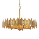 Five Light Pendant<br /><span style="color:#4AB0CE;">Entrega: 4-10 dias en USA</span><br /><span style="color:#4AB0CE;font-size:60%;">PREGUNTE POR ENTREGA EN PANAMA</span><br />Collection: Petal Reign<br />Finish: Brass Kisser