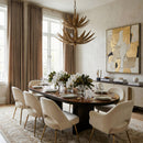 Varaluz - 563P09BK - Nine Light Pendant - Zanara - Brass Kisser
