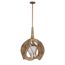 One Light Pendant<br /><span style="color:#4AB0CE;">Entrega: 3-4 semanas en USA</span><br /><span style="color:#4AB0CE;font-size:60%;">PREGUNTE POR ENTREGA EN PANAMA</span><br />Collection: Swaylo<br />Finish: Hammered Ore