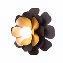 One Light Wall or Flush Mount<br /><span style="color:#4AB0CE;">Entrega: 3-4 semanas en USA</span><br /><span style="color:#4AB0CE;font-size:60%;">PREGUNTE POR ENTREGA EN PANAMA</span><br />Collection: Botanic Panic<br />Finish: Dark Bronze / French Gold