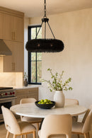 Varaluz - 569P06BL - Six Light Pendant - Urchin - Black