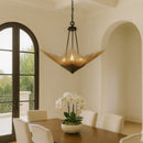 Six Light Pendant<br /><span style="color:#4AB0CE;">Entrega: 3-4 semanas en USA</span><br /><span style="color:#4AB0CE;font-size:60%;">PREGUNTE POR ENTREGA EN PANAMA</span><br />Collection: Aristocrat<br />Finish: Dark Bronze / French Gold