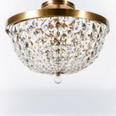 Three Light Semi-Flush Mount<br /><span style="color:#4AB0CE;">Entrega: 5-6 semanas en USA</span><br /><span style="color:#4AB0CE;font-size:60%;">PREGUNTE POR ENTREGA EN PANAMA</span><br />Collection: Crystal Baller<br />Finish: Antique Bronze