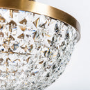 Three Light Semi-Flush Mount<br /><span style="color:#4AB0CE;">Entrega: 5-6 semanas en USA</span><br /><span style="color:#4AB0CE;font-size:60%;">PREGUNTE POR ENTREGA EN PANAMA</span><br />Collection: Crystal Baller<br />Finish: Antique Bronze