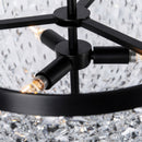 Three Light Semi-Flush Mount<br /><span style="color:#4AB0CE;">Entrega: 5-6 semanas en USA</span><br /><span style="color:#4AB0CE;font-size:60%;">PREGUNTE POR ENTREGA EN PANAMA</span><br />Collection: Crystal Baller<br />Finish: Heritage Black