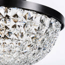 Three Light Semi-Flush Mount<br /><span style="color:#4AB0CE;">Entrega: 5-6 semanas en USA</span><br /><span style="color:#4AB0CE;font-size:60%;">PREGUNTE POR ENTREGA EN PANAMA</span><br />Collection: Crystal Baller<br />Finish: Heritage Black