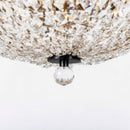 Three Light Semi-Flush Mount<br /><span style="color:#4AB0CE;">Entrega: 5-6 semanas en USA</span><br /><span style="color:#4AB0CE;font-size:60%;">PREGUNTE POR ENTREGA EN PANAMA</span><br />Collection: Crystal Baller<br />Finish: Heritage Black
