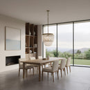 Six Light Pendant<br /><span style="color:#4AB0CE;">Entrega: 5-6 semanas en USA</span><br /><span style="color:#4AB0CE;font-size:60%;">PREGUNTE POR ENTREGA EN PANAMA</span><br />Collection: Solaire<br />Finish: Antique Bronze