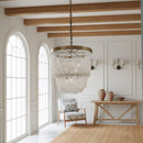 Six Light Pendant<br /><span style="color:#4AB0CE;">Entrega: 5-6 semanas en USA</span><br /><span style="color:#4AB0CE;font-size:60%;">PREGUNTE POR ENTREGA EN PANAMA</span><br />Collection: Solaire<br />Finish: Antique Bronze