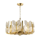 Eight Light Chandelier<br /><span style="color:#4AB0CE;">Entrega: 1-2 semanas en USA</span><br /><span style="color:#4AB0CE;font-size:60%;">PREGUNTE POR ENTREGA EN PANAMA</span><br />Collection: Brass Tax<br />Finish: Satin Brass