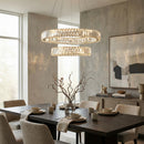Varaluz - 578C24LSG - LED Pendant - Golden Ratio - Satin Gold