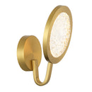 LED Wall Sconce<br /><span style="color:#4AB0CE;">Entrega: 2-3 semanas en USA</span><br /><span style="color:#4AB0CE;font-size:60%;">PREGUNTE POR ENTREGA EN PANAMA</span><br />Collection: Sherlock<br />Finish: Satin Brass