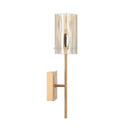 One Light Wall Sconce<br /><span style="color:#4AB0CE;">Entrega: 2-3 semanas en USA</span><br /><span style="color:#4AB0CE;font-size:60%;">PREGUNTE POR ENTREGA EN PANAMA</span><br />Collection: Chroman Empire<br />Finish: Satin Gold