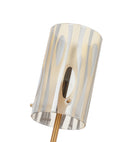 One Light Wall Sconce<br /><span style="color:#4AB0CE;">Entrega: 2-3 semanas en USA</span><br /><span style="color:#4AB0CE;font-size:60%;">PREGUNTE POR ENTREGA EN PANAMA</span><br />Collection: Chroman Empire<br />Finish: Satin Gold