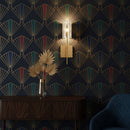 Varaluz - AC1071SG - One Light Wall Sconce - Chroman Empire - Satin Gold