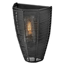 LED Wall Sconce<br /><span style="color:#4AB0CE;">Entrega: 4-10 dias en USA</span><br /><span style="color:#4AB0CE;font-size:60%;">PREGUNTE POR ENTREGA EN PANAMA</span><br />Collection: Luca<br />Finish: Black